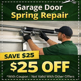 Garage Door Spring Repair - Save $25