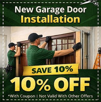 New Garage Door Installation - Save 10%